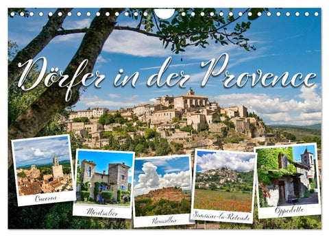 Dörfer in der Provence (Wandkalender 2027 DIN A4 quer), CALVENDO Monatskalender