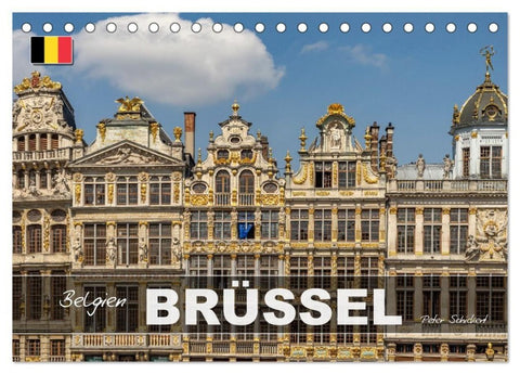 Belgien - Brüssel (Tischkalender 2027 DIN A5 quer), CALVENDO Monatskalender