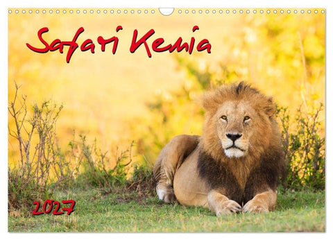 Safari Kenia (Wandkalender 2027 DIN A3 quer), CALVENDO Monatskalender