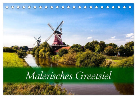 Malerisches Greetsiel (Tischkalender 2026 DIN A5 quer), CALVENDO Monatskalender