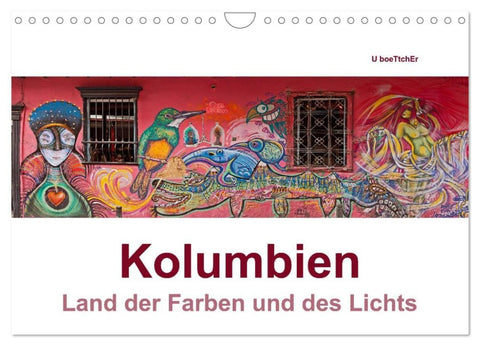 Kolumbien - Land der Farben und des Lichts (Wandkalender 2026 DIN A4 quer), CALVENDO Monatskalender