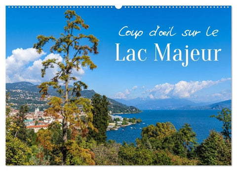 Coup d'¿il sur le Lac Majeur (Calendrier mural 2026 DIN A2 vertical), CALVENDO calendrier mensuel