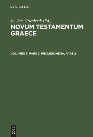 Prolegomena, Pars 2