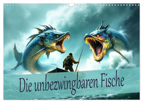 Die unbezwingbaren Fische (Wandkalender 2027 DIN A3 quer), CALVENDO Monatskalender