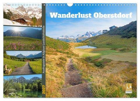 Wanderlust Oberstdorf (Wandkalender 2027 DIN A3 quer), CALVENDO Monatskalender