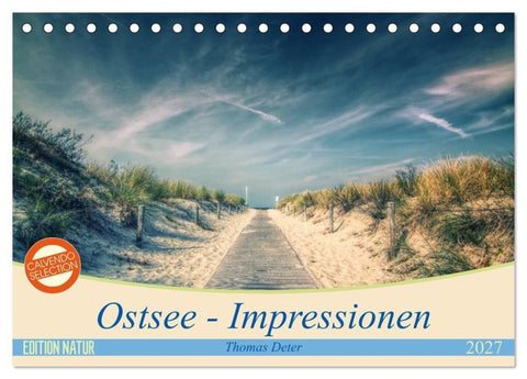 Ostsee - Impressionen (Tischkalender 2027 DIN A5 quer), CALVENDO Monatskalender