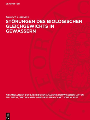 Störungen des biologischen Gleichgewichts in Gewässern