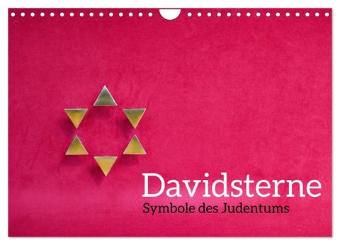 Davidsterne als Symbole des Judentums (Wandkalender 2026 DIN A4 quer), CALVENDO Monatskalender