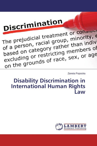 Disability Discrimination in International Human Rights Law