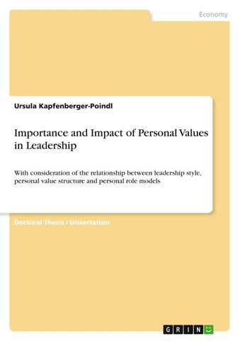 Importance and Impact of Personal Values in Leadership