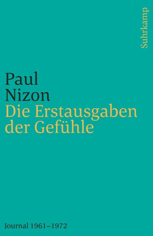 Die Erstausgaben der Gefühle