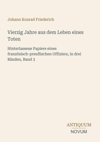 Vierzig Jahre aus dem Leben eines Toten