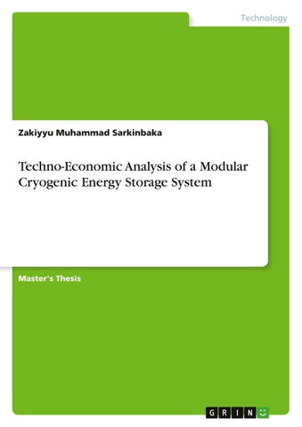Techno-Economic Analysis of a Modular Cryogenic Energy Storage System