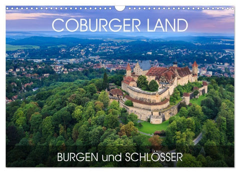 Coburger Land - Burgen und Schlösser (Wandkalender 2027 DIN A3 quer), CALVENDO Monatskalender