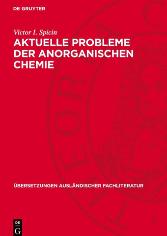 Aktuelle Probleme der anorganischen Chemie
