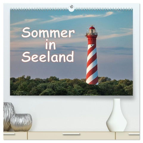 Sommer in Seeland (hochwertiger Premium Wandkalender 2027 DIN A2 quer), Kunstdruck in Hochglanz