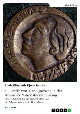 Die Rede von Marie Juchacz in der Weimarer Nationalversammlung