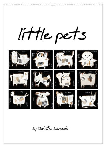 little pets (Wandkalender 2026 DIN A2 hoch), CALVENDO Monatskalender