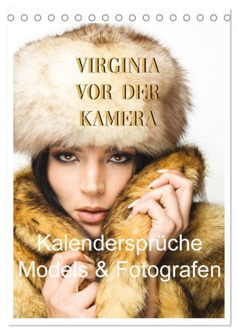 Virginia vor der Kamera (Tischkalender 2027 DIN A5 hoch), CALVENDO Monatskalender