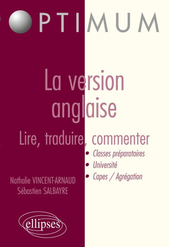La version anglaise : lire, traduire, commenter