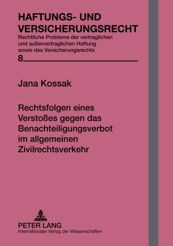 Rechtsfolgen eines Verstoßes gegen das Benachteiligungsverbot im allgemeinen Zivilrechtsverkehr