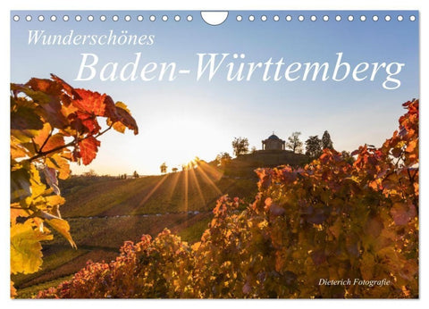 Wunderschönes Baden-Württemberg (Wandkalender 2027 DIN A4 quer), CALVENDO Monatskalender