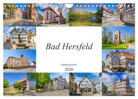 Bad Hersfeld Impressionen (Wandkalender 2026 DIN A4 quer), CALVENDO Monatskalender