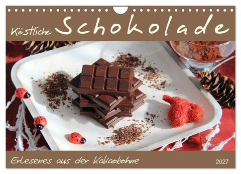Schokolade - aus der Kakaobohne (Wandkalender 2027 DIN A4 quer), CALVENDO Monatskalender