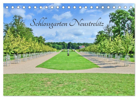 Schlossgarten Neustrelitz (Tischkalender 2027 DIN A5 quer), CALVENDO Monatskalender