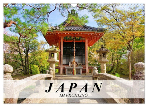 Japan im Frühling (Wandkalender 2027 DIN A3 quer), CALVENDO Monatskalender