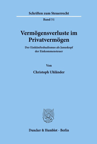 Vermögensverluste im Privatvermögen.