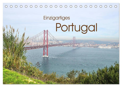 Einzigartiges Portugal (Tischkalender 2027 DIN A5 quer), CALVENDO Monatskalender