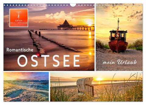 Romantische Ostsee - mein Urlaub (Wandkalender 2027 DIN A3 quer), CALVENDO Monatskalender