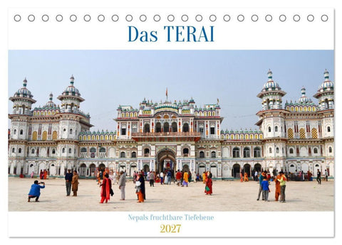 Das TERAI, Nepals fruchtbare Tiefebene (Tischkalender 2027 DIN A5 quer), CALVENDO Monatskalender