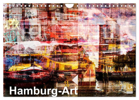 Hamburg-Art (Wandkalender 2027 DIN A4 quer), CALVENDO Monatskalender