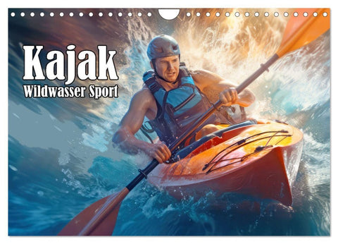 Kayak Wildwasser Sport (Wandkalender 2026 DIN A4 quer), CALVENDO Monatskalender