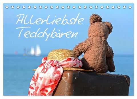 Allerliebste Teddybären (Tischkalender 2027 DIN A5 quer), CALVENDO Monatskalender
