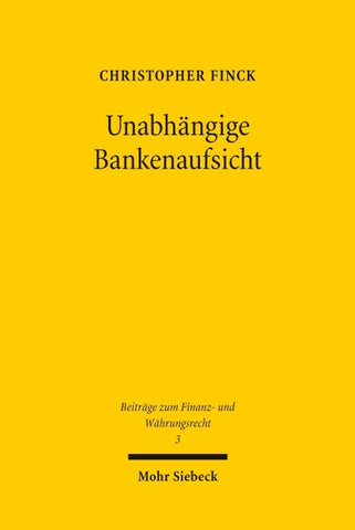 Unabhängige Bankenaufsicht