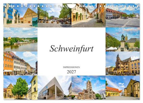 Schweinfurt Impressionen (Wandkalender 2027 DIN A4 quer), CALVENDO Monatskalender