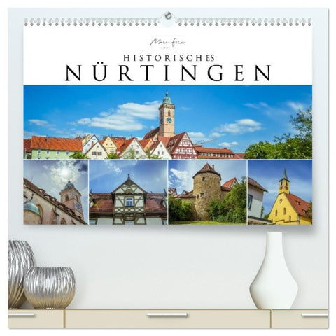 Historisches Nürtingen 2027 (hochwertiger Premium Wandkalender 2027 DIN A2 quer), Kunstdruck in Hochglanz