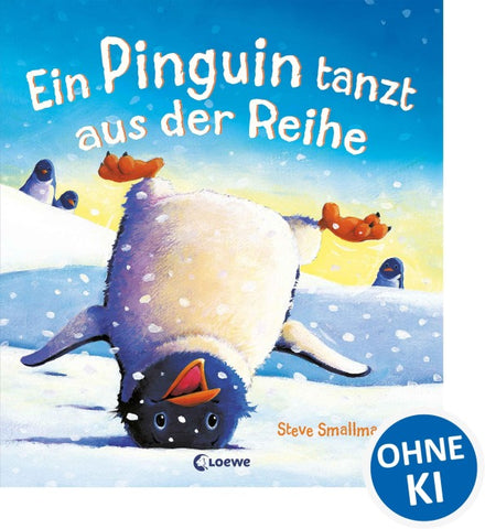Ein Pinguin tanzt aus der Reihe