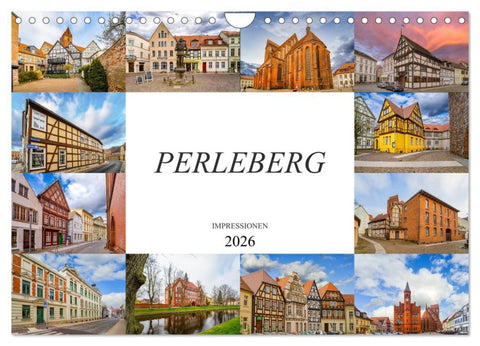 Perleberg Impressionen (Wandkalender 2026 DIN A4 quer), CALVENDO Monatskalender