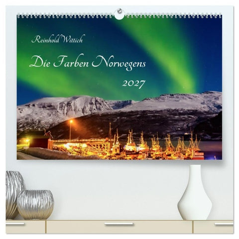 Die Farben Norwegens (hochwertiger Premium Wandkalender 2027 DIN A2 quer), Kunstdruck in Hochglanz