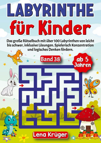 Labyrinthe für Kinder ab 5 Jahren - Band 38
