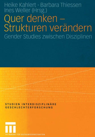 Quer denken — Strukturen verändern