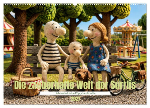 Die zauberhafte Welt der Surrlis (Wandkalender 2027 DIN A2 quer), CALVENDO Monatskalender