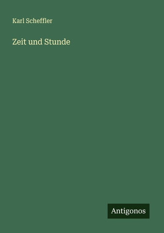 Zeit und Stunde