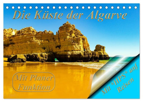 Die Küste der Algarve (Tischkalender 2027 DIN A5 quer), CALVENDO Monatskalender