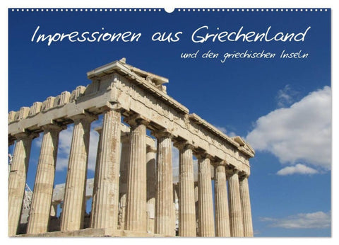 Impressionen aus Griechenland (Wandkalender 2027 DIN A2 quer), CALVENDO Monatskalender