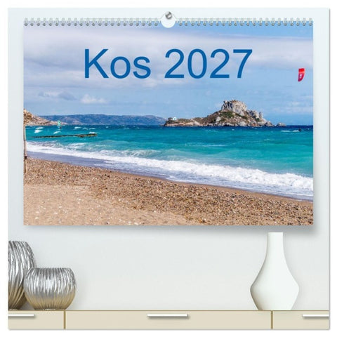 Kos 2027 (hochwertiger Premium Wandkalender 2027 DIN A2 quer), Kunstdruck in Hochglanz